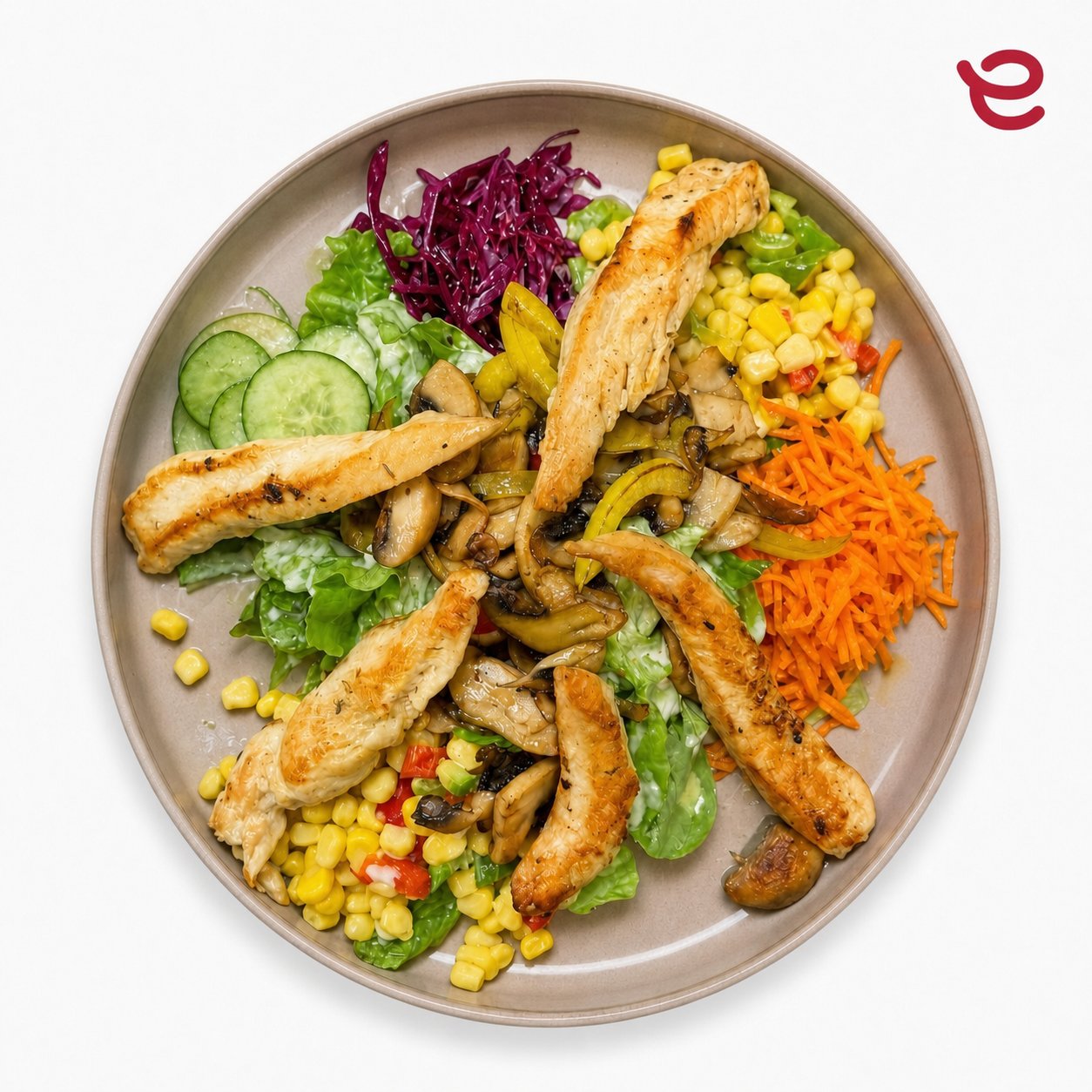 Poulet Salat Spezial